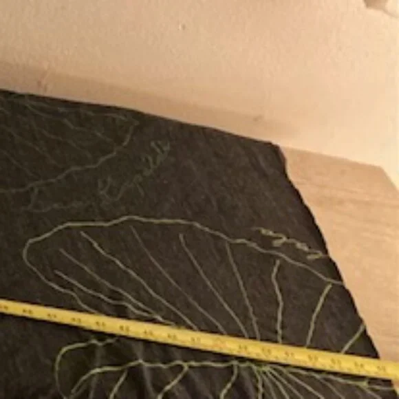 Kala Kanu O Ka Aina(Plants of the Land)Kalo Hawaii Maxi Dress Sleeveless Gray XL - Picture 10 of 16